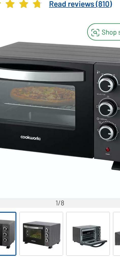 argos mini oven and grill